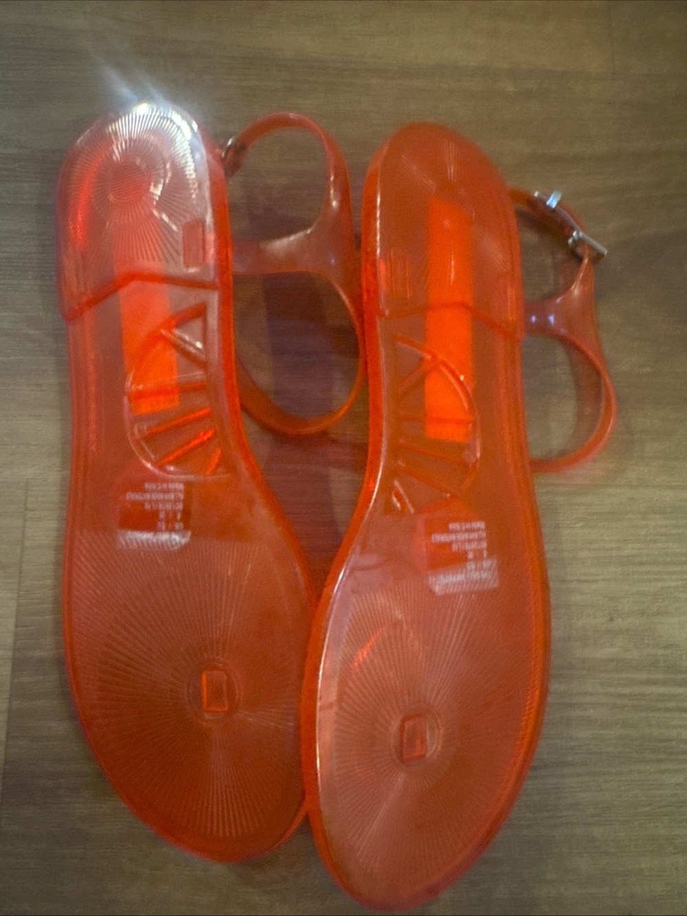 Katy Perry Novelty Jelly Watermelon Red Sandals size 8 - Picture 7 of 8